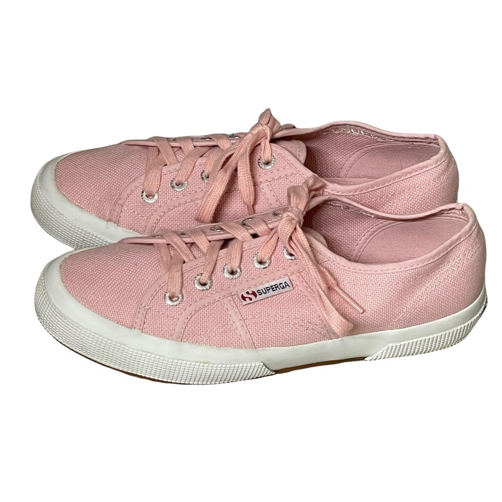 Superga Pink‎ Canvas Sneakers 7.5 2750 Cotu Classic